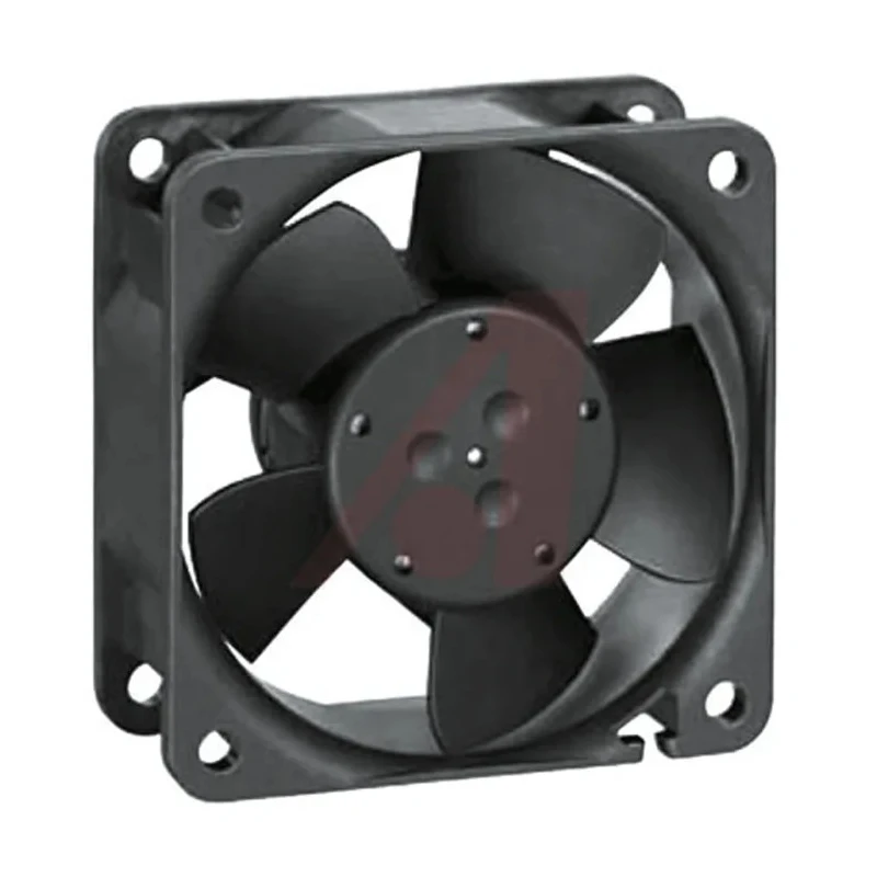 ebm-papst 600 N Series Ball Bearing DC Axial Fan, 12V dc, 2.9W, 6800 rpm, 60 mm Frame 612NHH-118