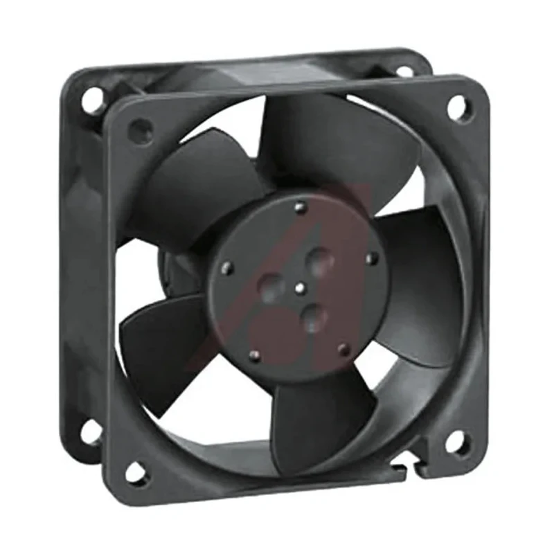 ebm-papst 600 N Series Ball Bearing DC Axial Fan 12V DC, 1.8W, 43 m³/h Air Flow, 60 mm Frame Size, Model 612NH