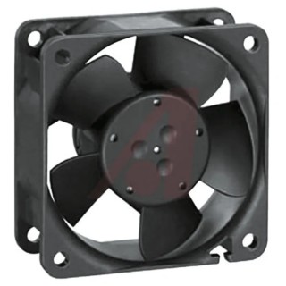 ebm-papst 600 N Series Ball Bearing DC Axial Fan, 12V DC, 35 m³/h Air Flow, 800 mW Power, 4100 RPM, 60 mm Frame Size 612NME