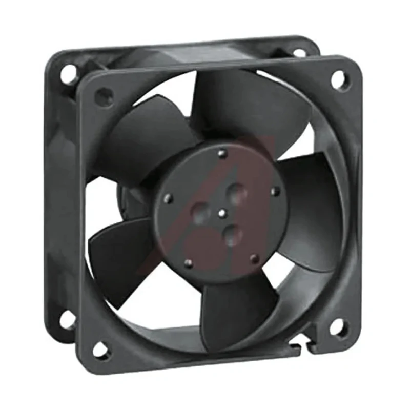 ebm-papst 600 N Series Ball Bearing DC Axial Fan, 12V DC, 35 m³/h Air Flow, 800 mW Power, 4100 RPM, 60 mm Frame Size 612NME