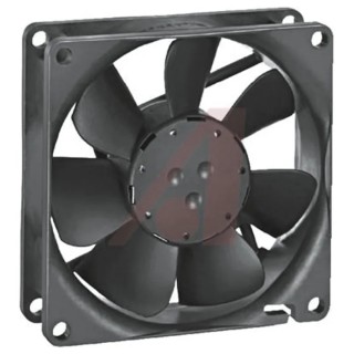 ebm-papst 8400 N Series Axial Fan, 24V DC, 58 m³/h, 1.4 W, IP68, 80 mm Frame, Ball Bearing