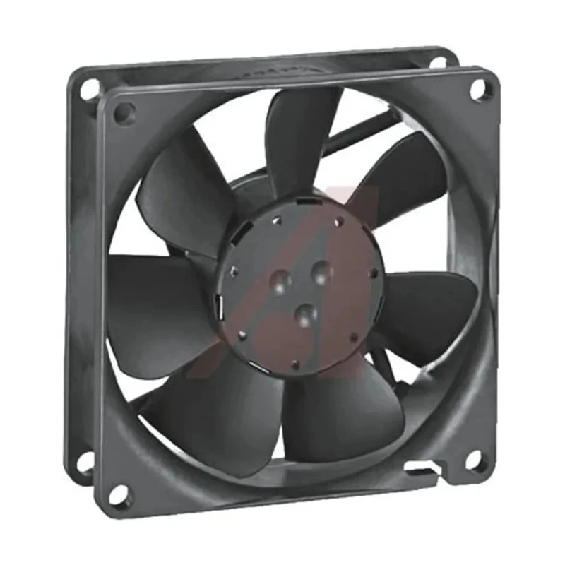 ebm-papst 8400 N Series Axial Fan, 24V DC, 58 m³/h, 1.4 W, IP68, 80 mm Frame, Ball Bearing 