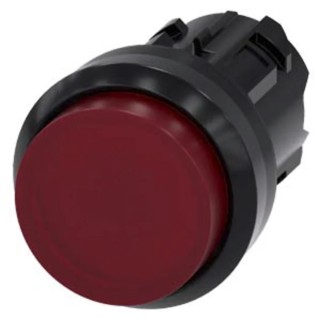 Siemens SIRIUS ACT 3SU10 Series Red Momentary Push Button Switch 22 mm Cutout IP66 IP69K IP67 3SU1001-0BB20-0AA0