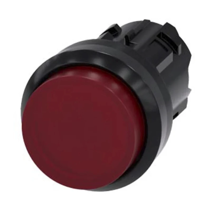Siemens SIRIUS ACT 3SU10 Series Red Momentary Push Button Switch 22 mm Cutout IP66 IP69K IP67 3SU1001-0BB20-0AA0