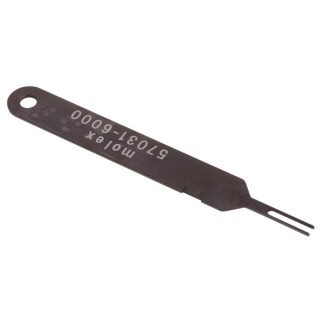 Molex Extraction Tool for 57031 Series Crimp Contacts, Manual Operation, 80x10x0.9 mm, 4.35 g 570316000