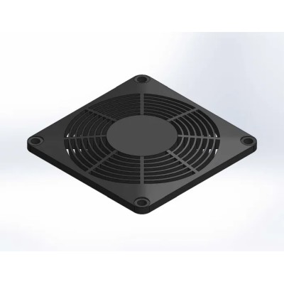 ebm-papst Series Plastic Finger Guard for 80 mm Fans with 71.5 mm Screw Hole Spacing, 88 mm Width and Height, 7 mm LZ32P