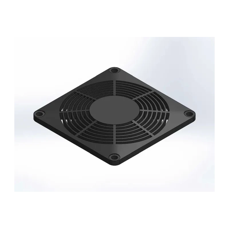ebm-papst Series Plastic Finger Guard for 80 mm Fans with 71.5 mm Screw Hole Spacing, 88 mm Width and Height, 7 mm LZ32P