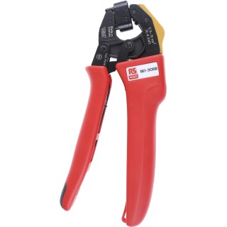 RS PRO 0.14 To 10 mm² Ratchet Crimp Tool for Wire End Sleeves Ergonomic Anti-Slip Handle 180mm 181-3068