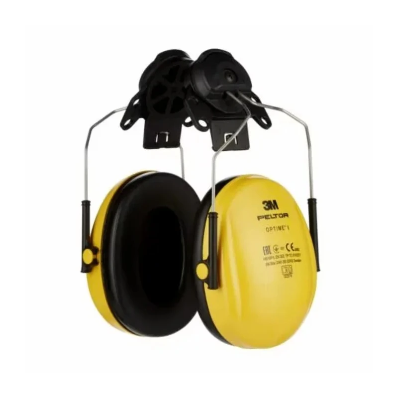 3M PELTOR OPTIME Ear Shells for Helmets, 26 dB SNR Noise Reduction, Yellow H510PHGU