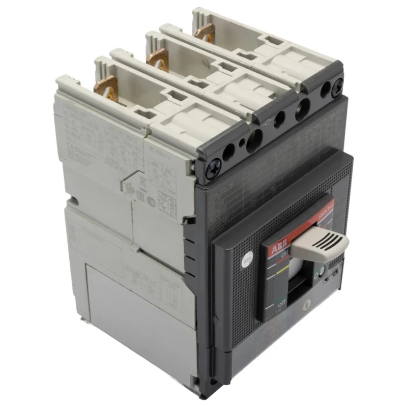 ABB Tmax XT Molded Case Circuit Breaker 3-Pole 6.3A Breaking Capacity 150 kA Fixed 1SDA067634R1 XT2L 160 TMD 6.3A FF