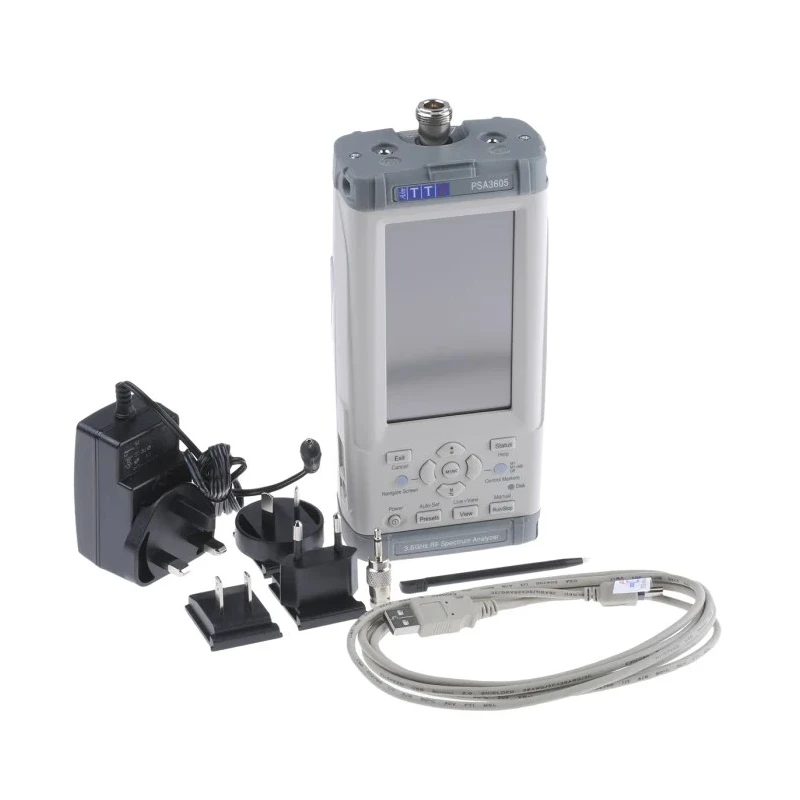 Aim-TTi Handheld PSA Spectrum Analyser 10MHz to 3.6GHz Bandwidth USB Interface Lithium-ion Battery PSA3605