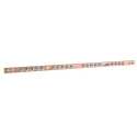 Rittal Earth Bar Electrical Grounding Bar 450 mm Length x 15 mm Width x 5 mm Height 7113000