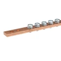 Rittal Earth Bar Electrical Grounding Bar 450 mm Length x 15 mm Width x 5 mm Height 7113000