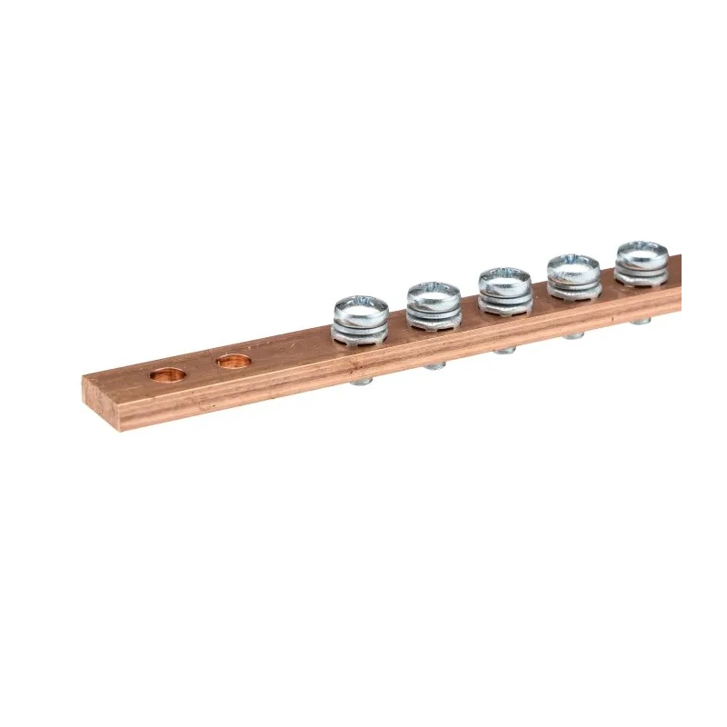 Rittal Earth Bar Electrical Grounding Bar 450 mm Length x 15 mm Width x 5 mm Height 7113000