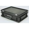 UTZ Black Plastic Storage Container 120 mm x 200 mm x 300 mm 3-206K-EL