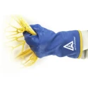 Ansell ActivArmr 97-681 Blue Polyvinyl Chloride Nylon Acrylic Work Gloves Size 9 97681090