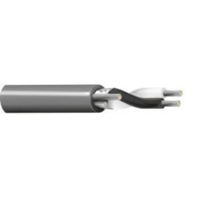 Belden 1 Screened Audio Cable, 14 AWG, 19 x 27 Stranded Tin Copper Wire, Grey Polyolefin Jacket, 70°C, Series 8720NH.00500