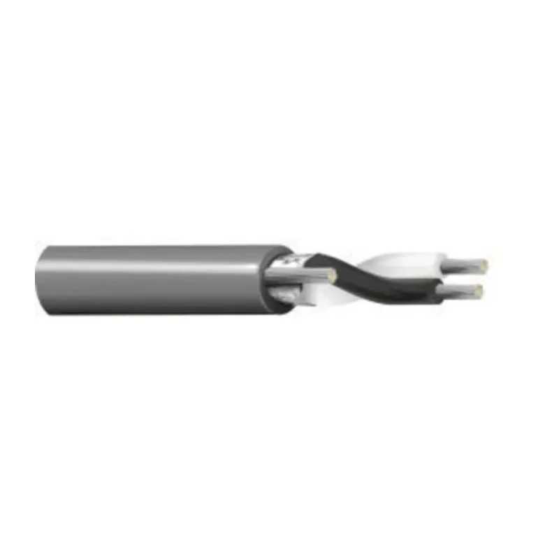 Belden 1 Screened Audio Cable, 14 AWG, 19 x 27 Stranded Tin Copper Wire, Grey Polyolefin Jacket, 70°C, Series 8720NH.00500
