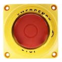 Lovato Electric Pull Release Emergency Stop Push Button, Surface Mount, 22.3 mm Cutout, 1 NC Contact, IP67 IP66 S1PY91PS
