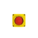 Lovato Electric S1P Series Twist Release Emergency Stop Push Button Surface Mount 22.3 mm Cutout 1 NC IP66 IP67 IP69K S1PY91S