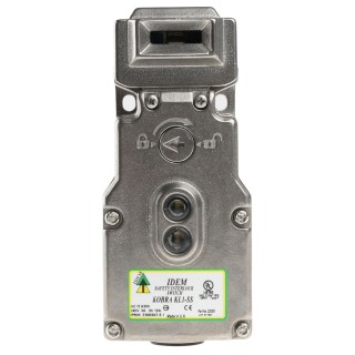 IDEM KL1-SS Series Solenoid Interlock Switch, Power to Unlock, Stainless Steel, 24V AC/DC 1.2A KL1-SS
