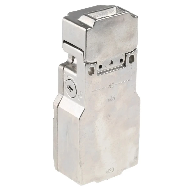 IDEM KL1-SS Series Solenoid Interlock Switch, Power to Unlock, Stainless Steel, 24V AC/DC 1.2A KL1-SS