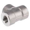 RS PRO Stainless Steel Pipe Fitting Tee Circular Female G Threaded 1/2 in x Female G 1/2 in x Female G 1/2 in 826-6970