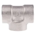 RS PRO Stainless Steel Pipe Fitting Tee Circular Female G Threaded 1/2 in x Female G 1/2 in x Female G 1/2 in 826-6970