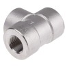 RS PRO Stainless Steel Circular Pipe Fitting, Tee, Female G Threaded 3/4 in x Female G 3/4 in x Female G 3/4 in 826-6974