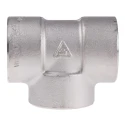 RS PRO Stainless Steel Circular Pipe Fitting, Tee, Female G Threaded 3/4 in x Female G 3/4 in x Female G 3/4 in 826-6974