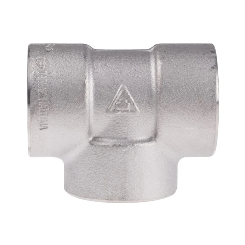 RS PRO Stainless Steel Circular Pipe Fitting, Tee, Female G Threaded 3/4 in x Female G 3/4 in x Female G 3/4 in 826-6974