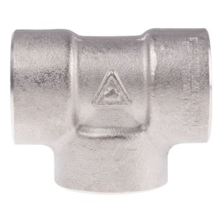 RS PRO Stainless Steel Circular Tee Pipe Fitting, Female G Threaded 3/8 in x Female G 3/8 in x Female G 3/8 in 826-6977