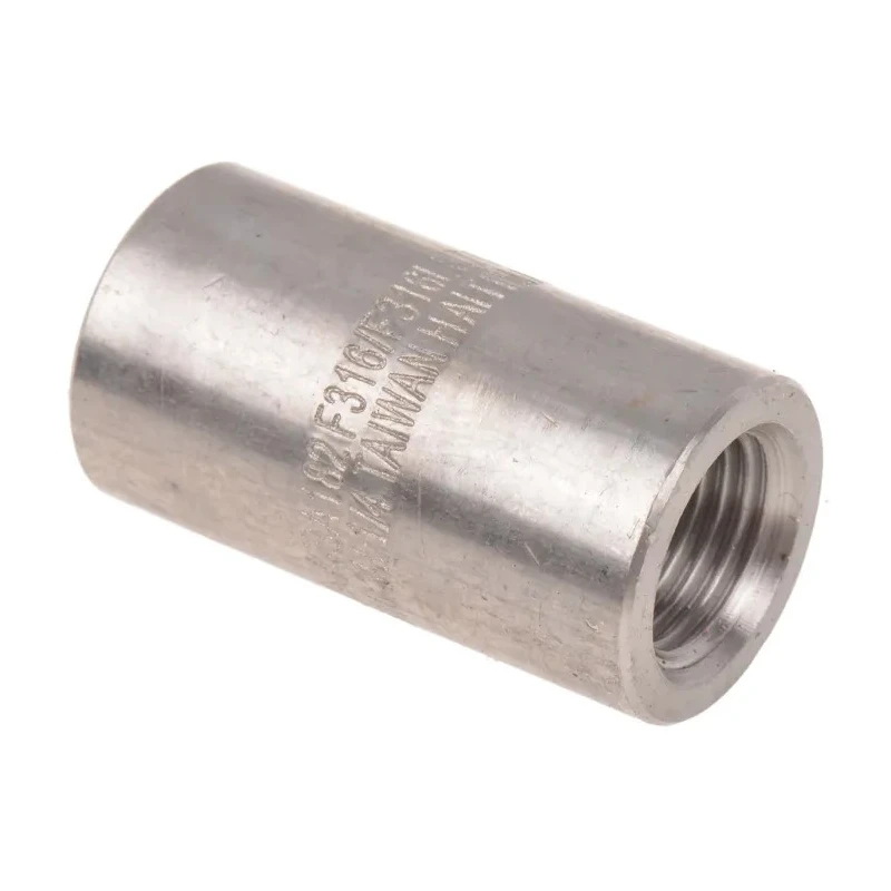 RS PRO Stainless Steel Pipe Fitting Straight Circular Coupler Female Threaded 1/4 in x Female 1/4 in 826-6992