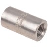 RS PRO Stainless Steel Pipe Fitting Straight Circular Coupler Female Threaded 1/4 in x Female 1/4 in 826-6992