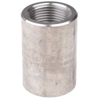 RS PRO Stainless Steel Pipe Fitting Straight Circular Coupler Female 3/4 in x Female 3/4 in 826-7002