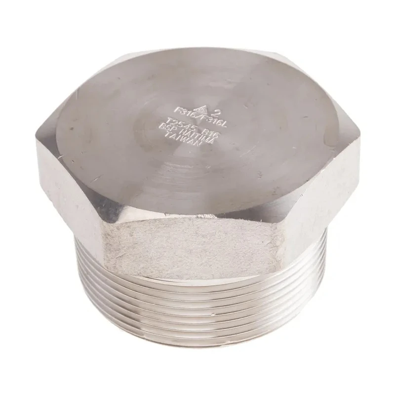 RS PRO Stainless Steel Pipe Fitting Straight Hexagon Male Threaded 2 in 316 826-7046
