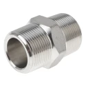 RS PRO Stainless Steel Pipe Fitting Straight Hexagon Nipple Male 1-1/4 in x Male 1-1/4 in 826-7068