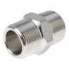 RS PRO Stainless Steel Pipe Fitting Straight Hexagon Nipple Male 1-1/4 in x Male 1-1/4 in 826-7068