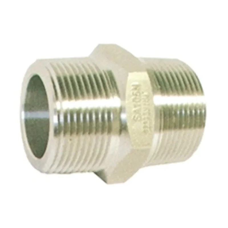 RS PRO Stainless Steel Pipe Fitting Straight Hexagon Nipple Male 1-1/2 in x Male 1-1/2 in 826-7062