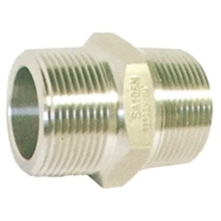 RS PRO Stainless Steel Pipe Fitting Straight Hexagon Nipple Male 2 in x Male 2 in 826-7071