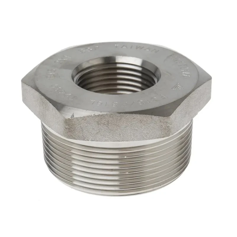 RS PRO Stainless Steel Pipe Fitting Straight Hexagon Bush Male 2 in x Female 1 in 826-7090