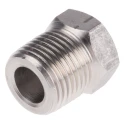 RS PRO Stainless Steel Pipe Fitting Straight Hexagon Bush Male 1/2 in x Female 1/4 in 826-7087