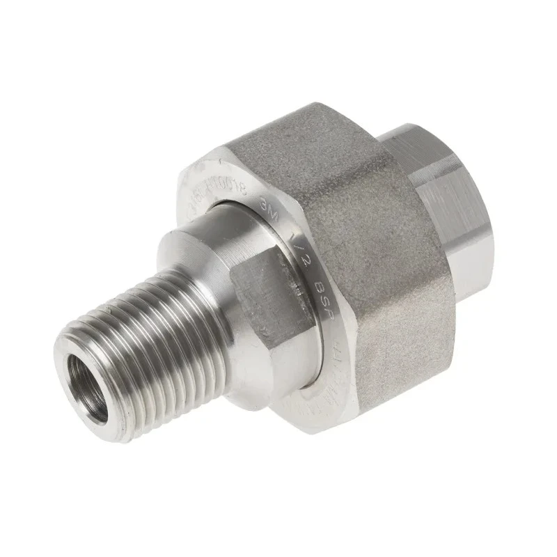 RS PRO Stainless Steel Pipe Fitting Straight Octagon Union Male 1/2 in x Female 1/2 in 826-7131