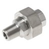 RS PRO Stainless Steel Pipe Fitting Straight Octagon Union Male 1/2 in x Female 1/2 in 826-7131