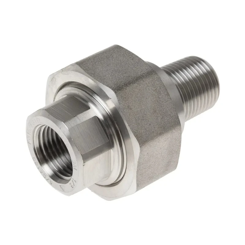 RS PRO Stainless Steel Pipe Fitting Straight Octagon Union Male 1/2 in x Female 1/2 in 826-7131