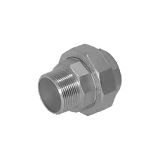 RS PRO Stainless Steel Pipe Fitting Straight Octagon Union Male Threaded 3/8 in x Female Threaded 3/8 in 826-7138