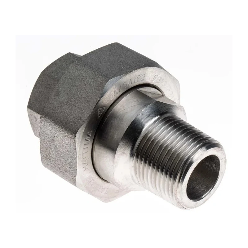 RS PRO Stainless Steel Pipe Fitting Straight Octagon Union Male Threaded 1 in x Female 1 in 826-7144