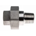 RS PRO Stainless Steel Pipe Fitting Straight Octagon Union Male Threaded 1 in x Female 1 in 826-7144