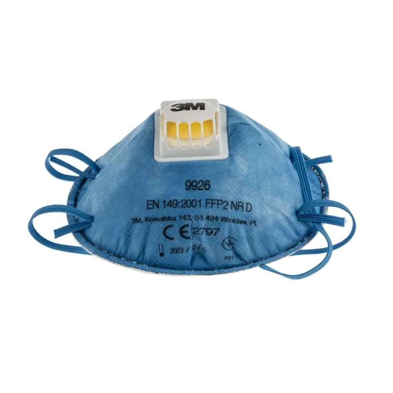 3M 9900 Speciality Series FFP2 Respirator Mask Flat Fold 10 Per Pack Moulded United Kingdom FFP2