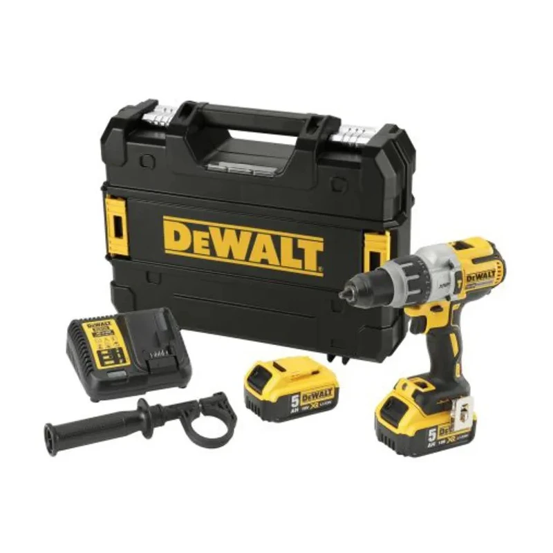 DeWALT 18V XR Brushless Compact Cordless Hammer Drill 13mm Keyless Chuck 820W 95Nm Torque DCD996P2-GB